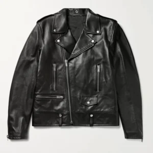 Black Biker Leather Jacket