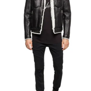 Black Luxurious Designer Leather Jacket