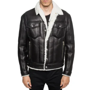 Black Luxurious Designer Leather Jacket