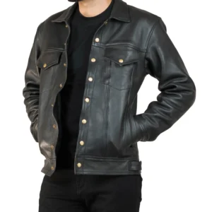 Men’s Smart Casual Leather Jacket